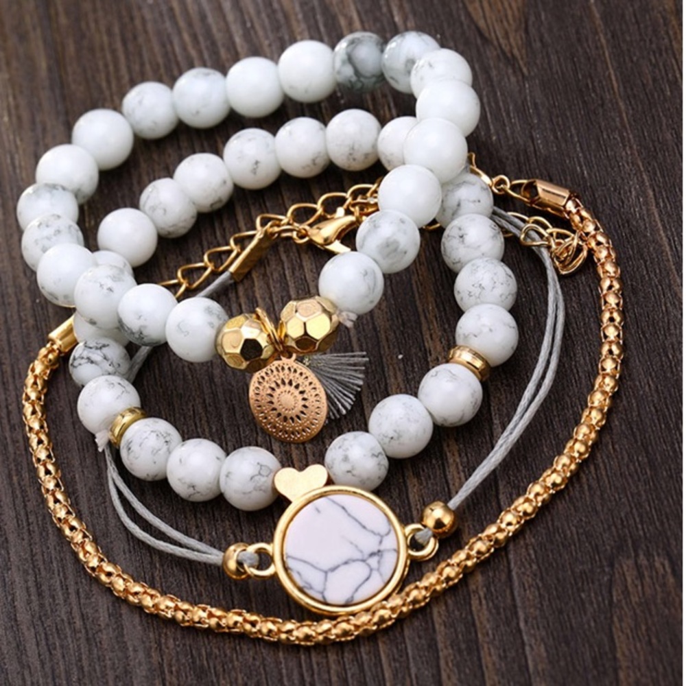 Mandala ♡ 4 Bracelets GIFT SET - Picture 3 of 9